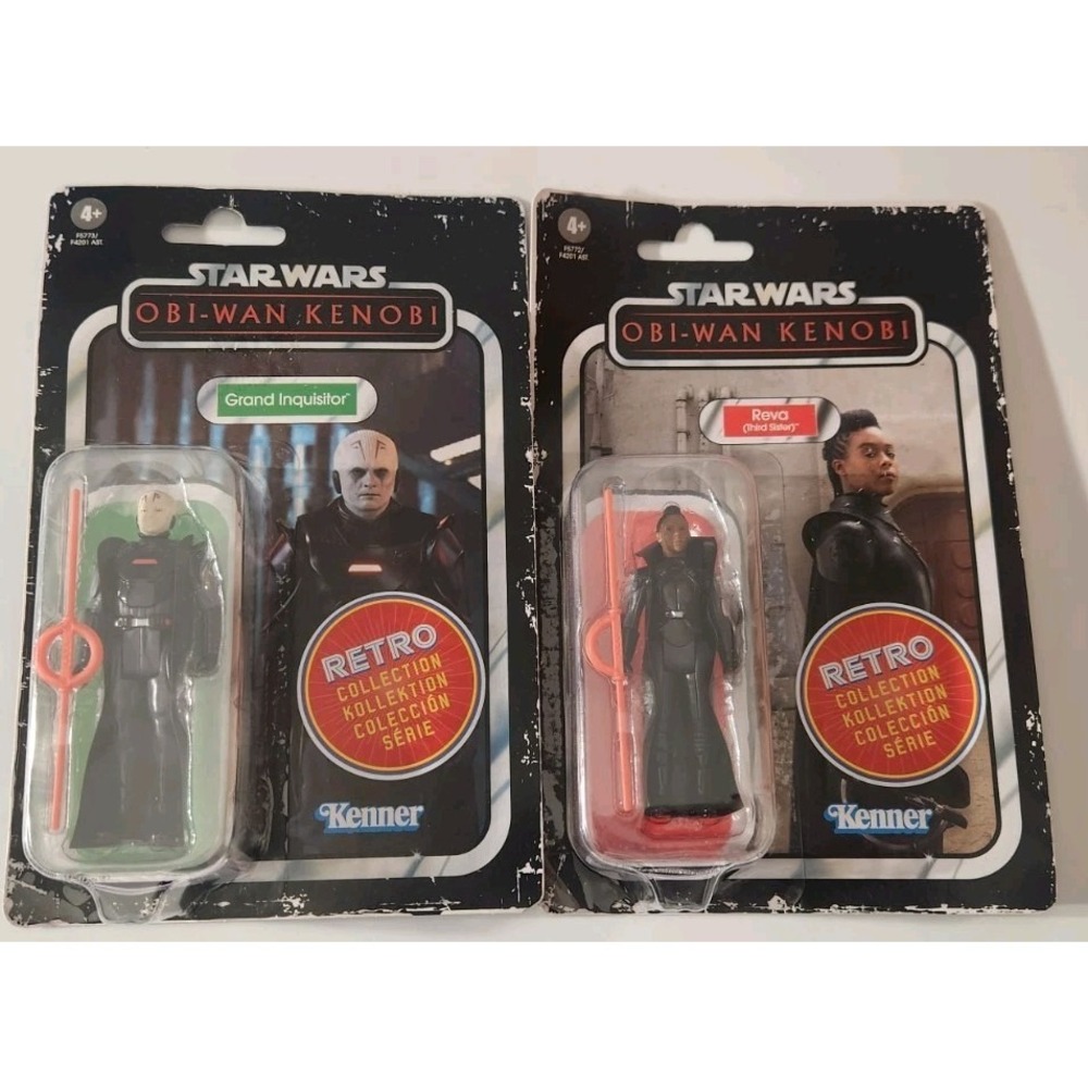 Star Wars Obi-wan Kenobi Retro Collection Lot Of 2 Grand Inquisitor‎ / Reva